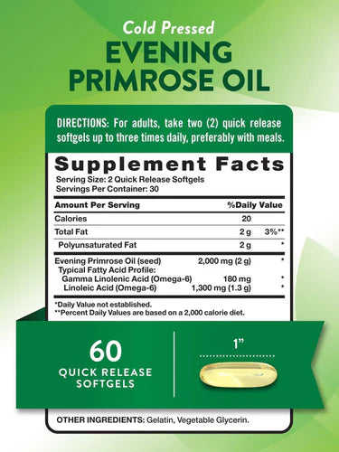 Evening Primrose Oil 2000 mg