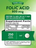 Folic Acid 800 mcg
