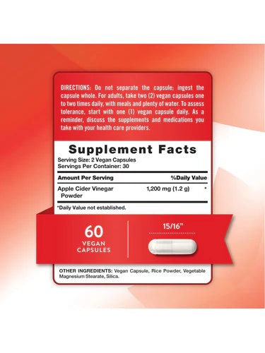Apple Cider Vinegar supplement
