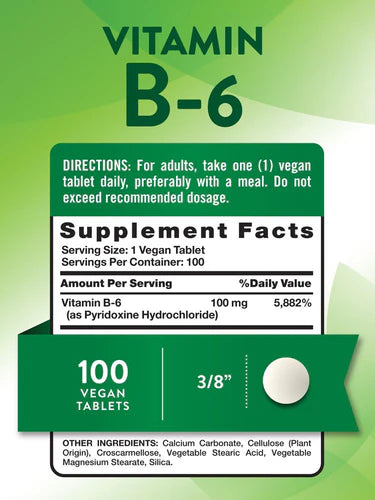 Vitamin B-6 100 mg