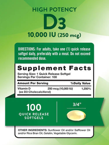 Vitamin-D3 10,000 IU