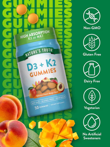 Vitamin D3 and K2 Gummies