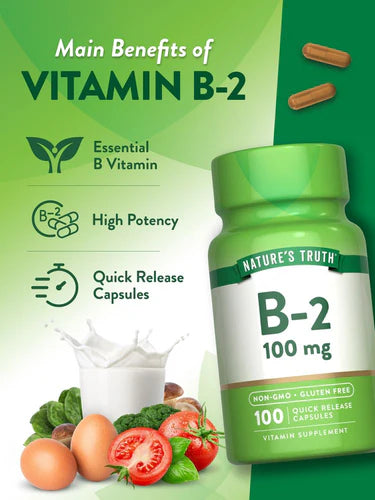 Vitamin B-2 100 mg (Riboflavin)