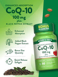 CoQ-10 100 mg with Black Pepper