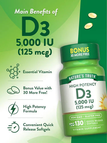 Vitamin-D3 5,000 IU