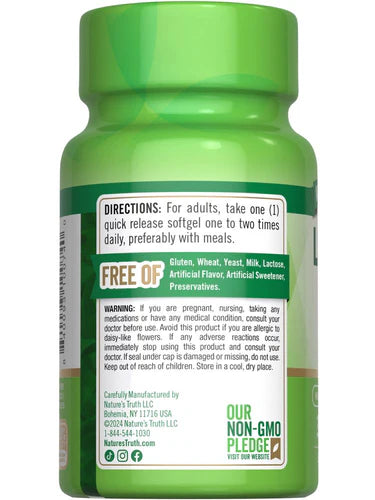 Lutein 20 mg with Zeaxanthin, Bilberry