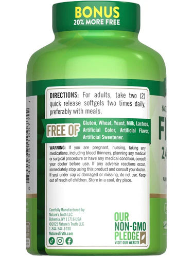 Fish Oil 2400 mg | Lemon Flavor