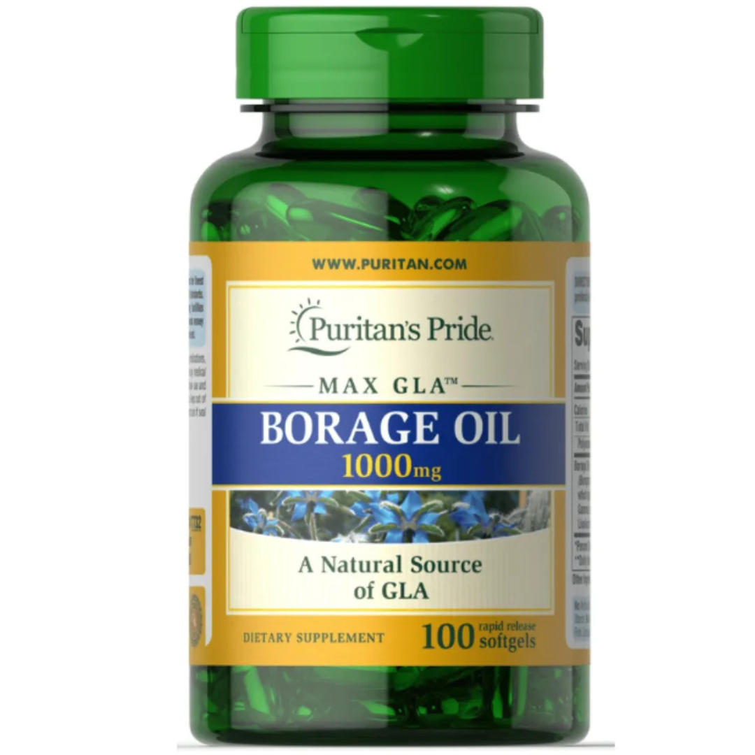 Borage Oil 1000 mg, Borage Oil 1000 mg supplement