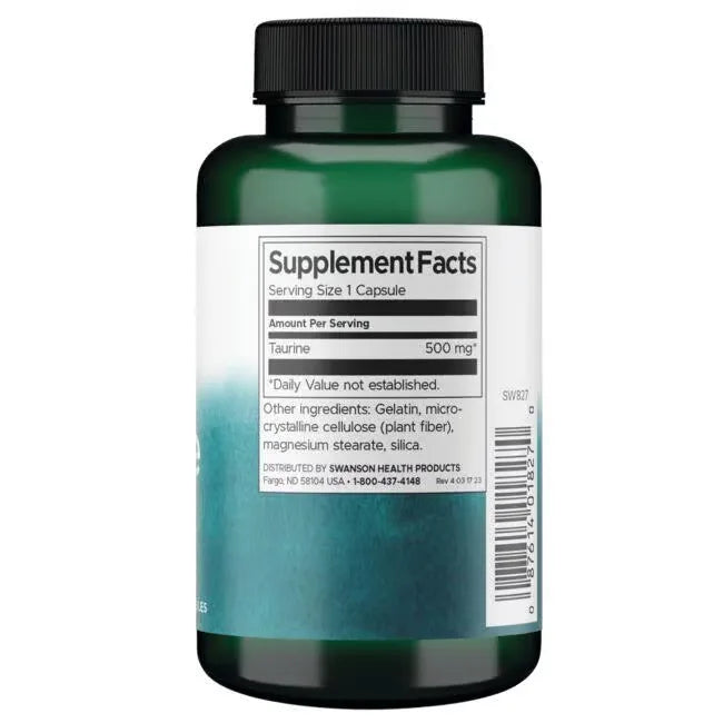 Taurine 500 mg